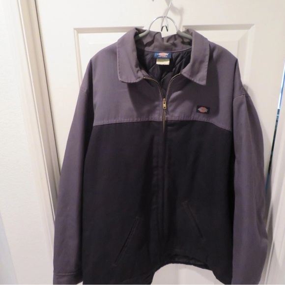 Dickies Men's Two-Tone Jacket - Charcoal and Black - Picture 1 of 3